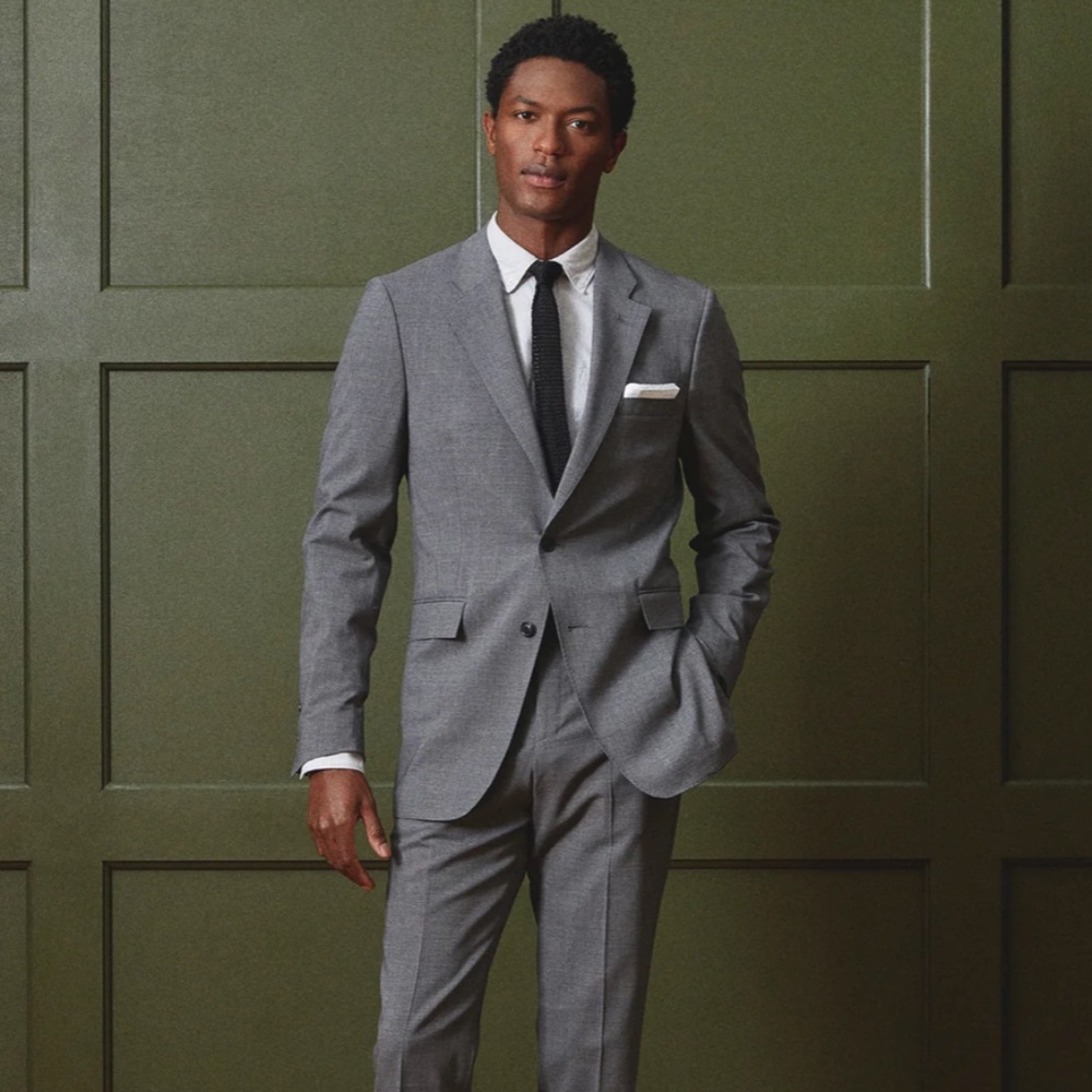 Todd Snyder Sutton Wool Suit in Charcoal 40S Jacket / 31x30 Pant